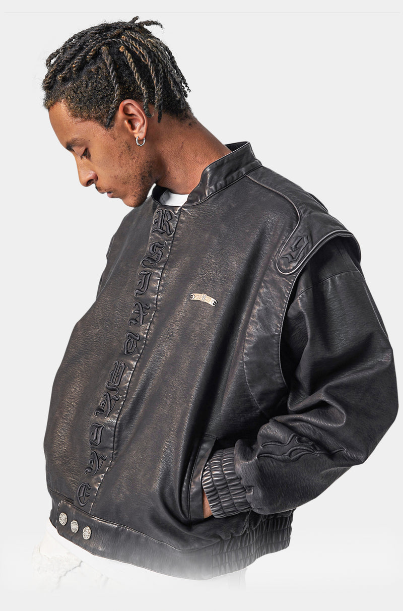 American Street Rider Embroidered Bomber