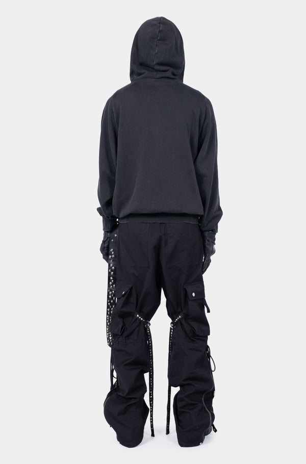 FVVO Eyelet Mask Zip-Up Hoodie