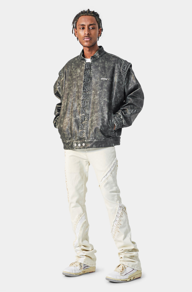 American Street Rider Embroidered Bomber