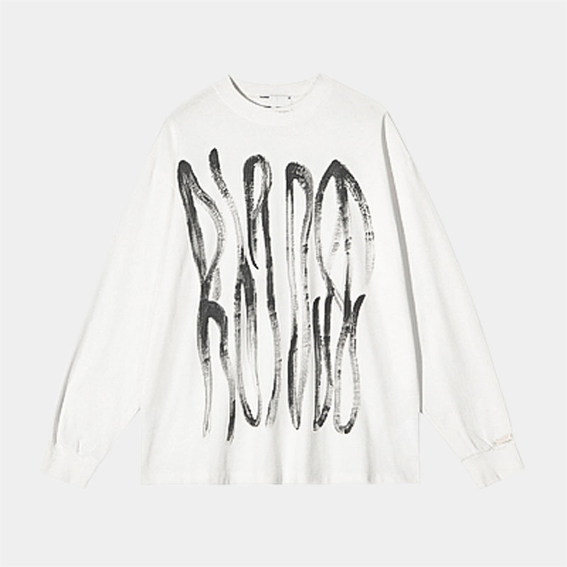 FW22 Washed Hand Painted Long-Sleeve