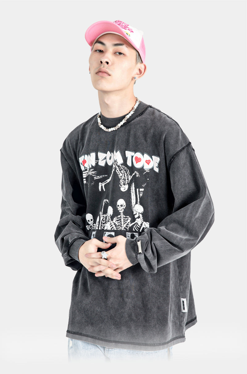 Bone Punkstart Heavy Long-sleeve