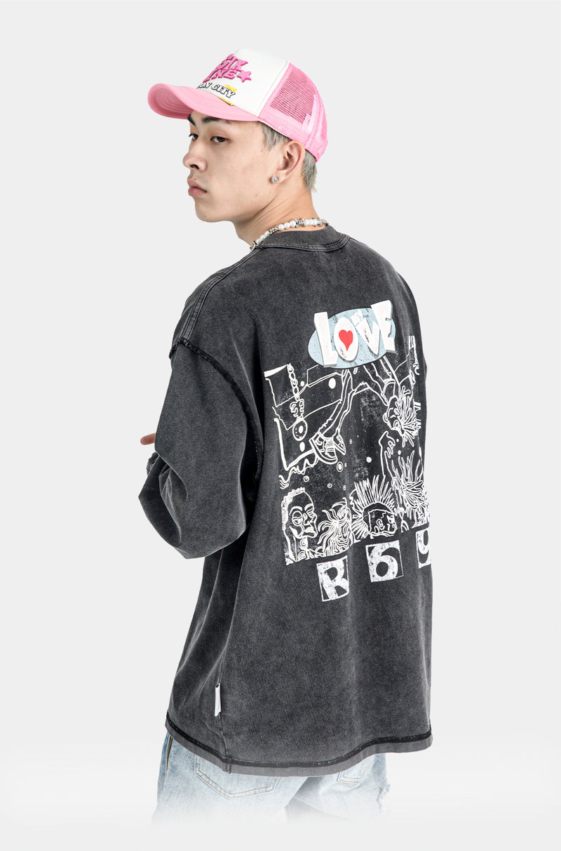 Bone Punkstart Heavy Long-sleeve