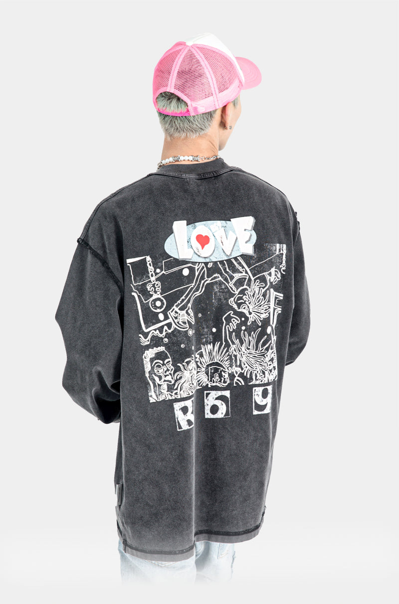 Bone Punkstart Heavy Long-sleeve